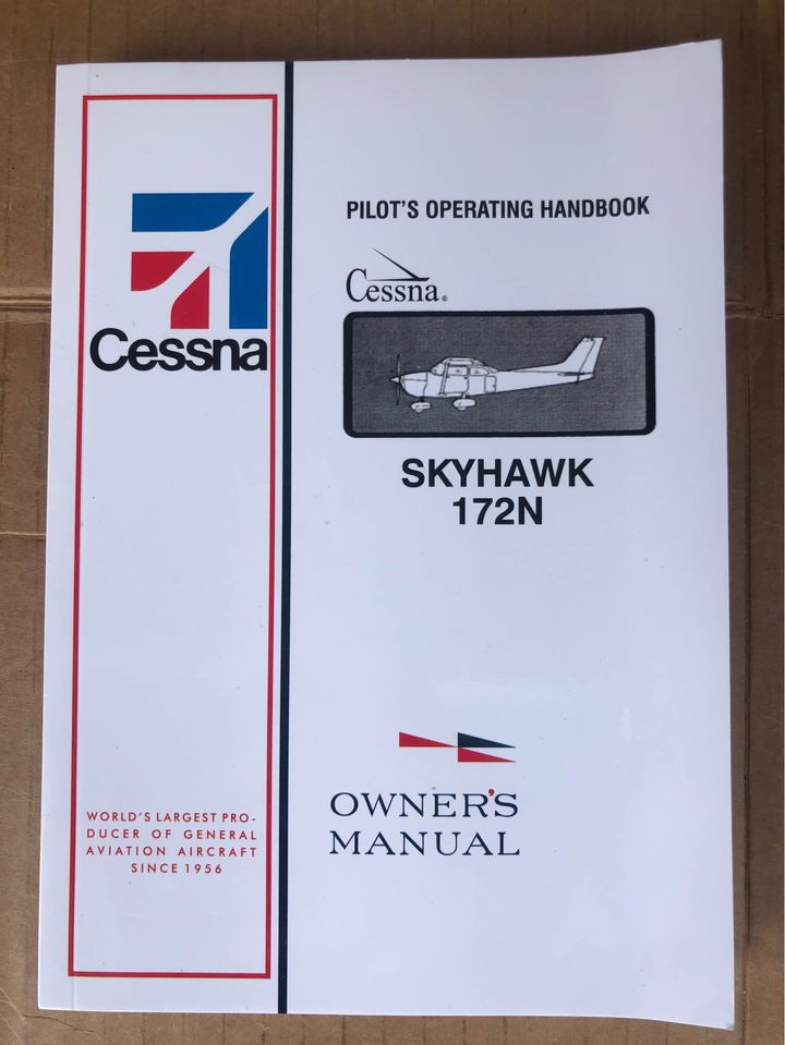 Cessna 172N Pilot Operating Handbook and  Extended Quick Reference Checklist (QRC)