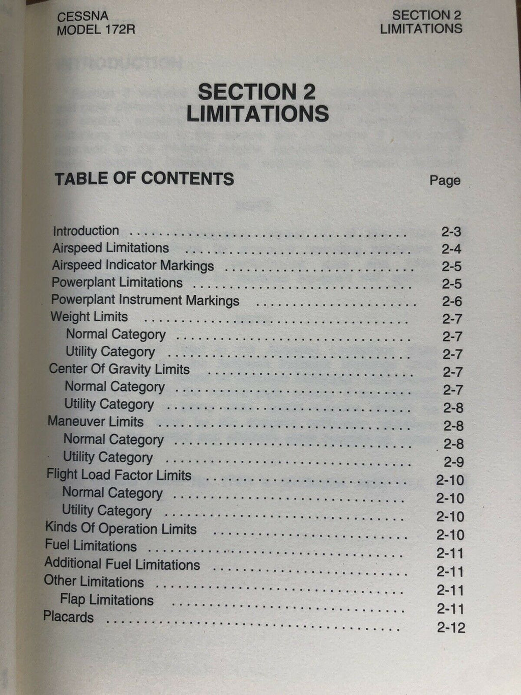 Cessna 172R Pilot Operating Handbook (POH) and C172R Checklist (QRC) ALL IN ONE