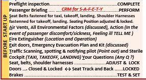 Cessna Skyhawk 172 Extended Quick Reference Checklist (Carburetor & Injection) (For All models except G1000)