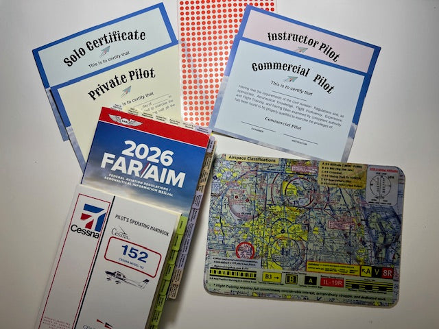 2026 ASA Pre-Tabbed Far Aim Book, Plus Student Pilot Maneuvers Handbook including Private, Instrument, Commercial - All in One. (TABs includes PPL, IR and CPL Stages)