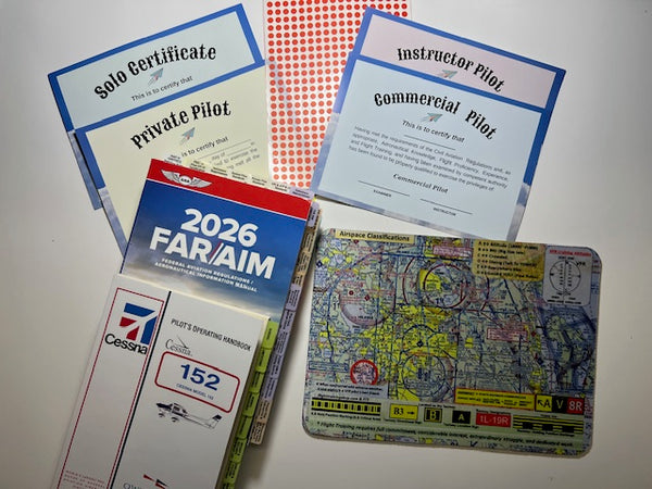 2026 ASA Pre-Tabbed Far Aim Book, Plus Student Pilot Maneuvers Handbook including Private, Instrument, Commercial - All in One. (TABs includes PPL, IR and CPL Stages)