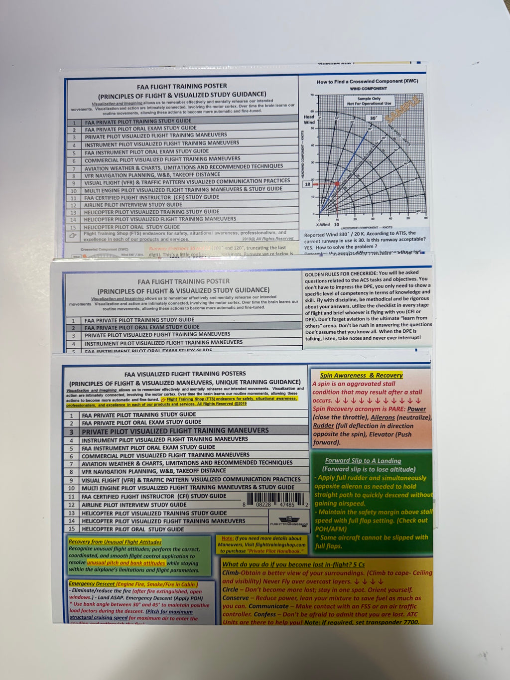 2027 ASA Pre-Tabbed FAR AIM Book, Private Pilot Triple Poster Set and Complimentary Gifts - All in One for Student Pilots