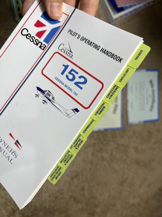 2026 FAR AIM Pre-Tabbed Book (ASA) & POH TABs (TABs cover all Flight Stages- PPL,IR,CPL,CFI,ME) Plus Complimentary Pilot Mouse Pad and Pilot Achievement Certificates