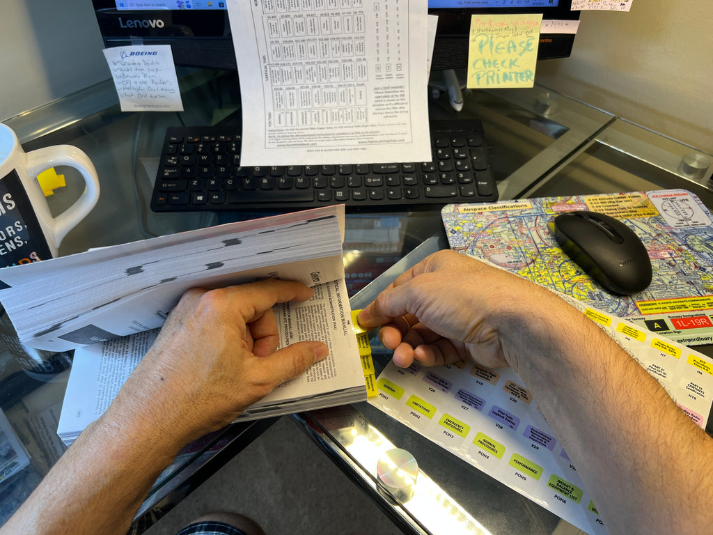 2026 FAR AMT (A&P) Tabs for Aviation Maintenance Technicians & Aviator Mouse Pad, Round Stickers