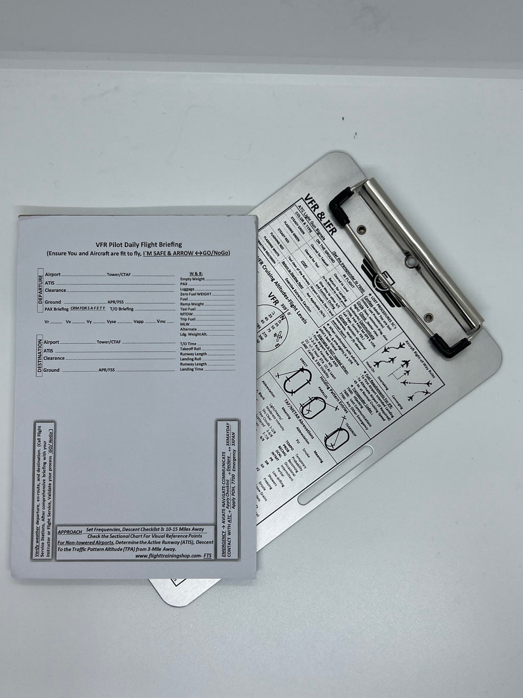 Pilot Aluminum Kneeboard (Full Set, ALL IN ONE:)