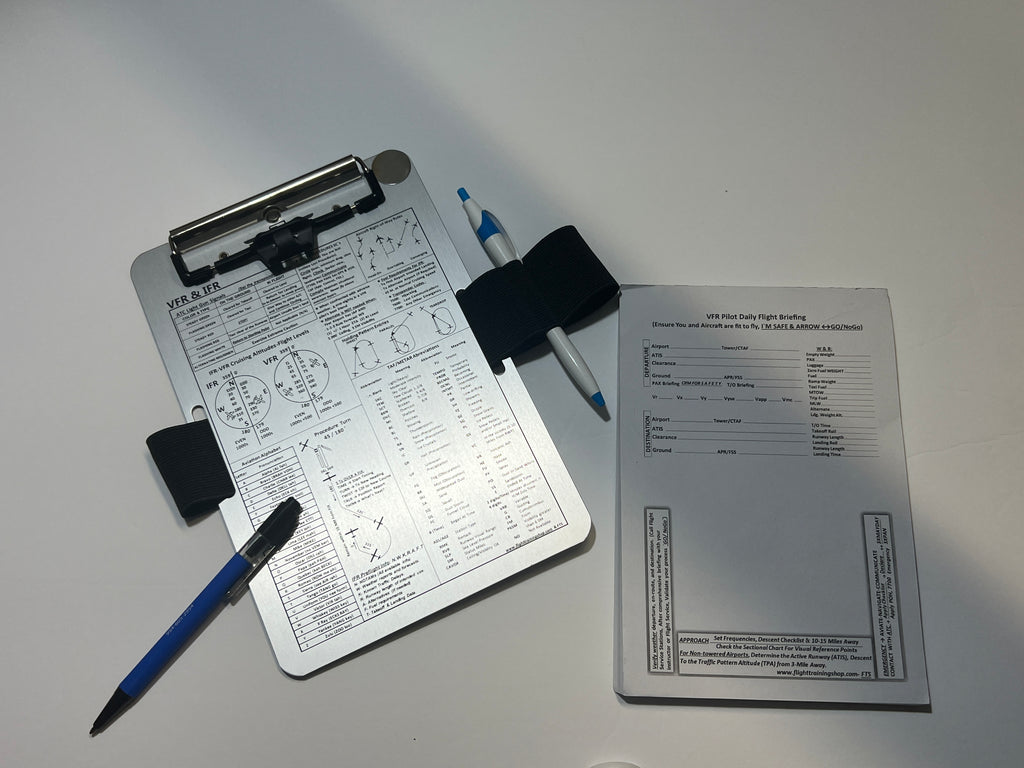 Pilot Aluminum Kneeboard (Full Set, ALL IN ONE:)