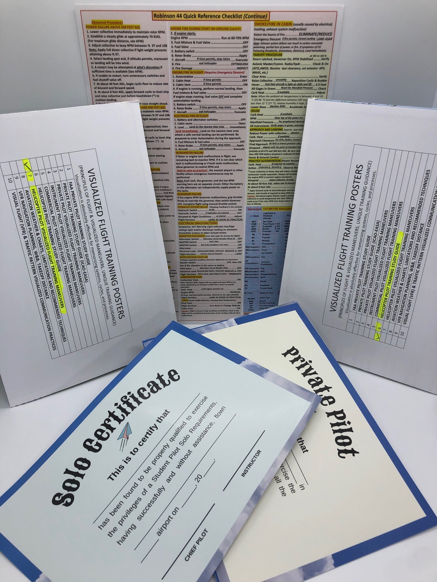 Robinson 44 (R44) Helicopter Flight Training Bundle