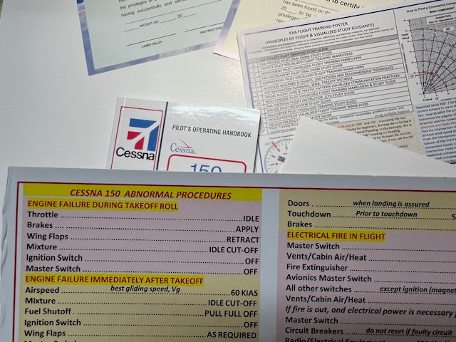 Cessna 150 Student Pilot Flight Training Set - All In One